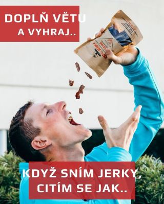 „Když sním jerky, cítím se jak… 🥩💥” Doplň větu v komentářích, ty nejvtipnější odměníme výhrou! 😎 #jerky #challenge #humor...