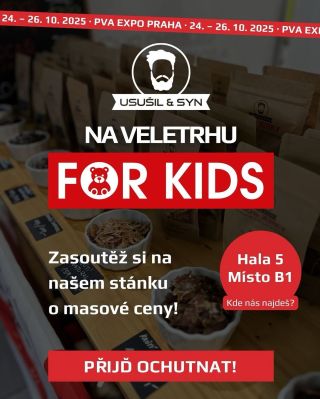 🎪 Potkáme se na veletrhu For Kids? Už 24.–26. října nás najdete v PVA Letňany, hala 5, místo B1. Máme pro vás pořádnou...