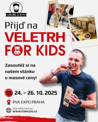 🎪 Už jen pár dní do veletrhu For Kids! Najdete nás v hale 5, místo B1 a těšte se na pořádnou dávku jerky energie 👇 Na co...
